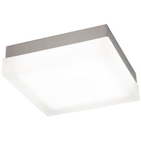 DICE 9in. LED Flush Mount Light 3000K in Brushed Nickel