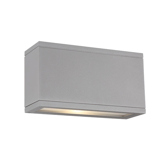 RUBIX Double LED Outdoor Wall Sconce Light 3000K in Graphite - WS-W2510-GH