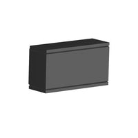 RUBIX Single LED Outdoor Wall Sconce Light 3000K in Black - WS-W2509-BK