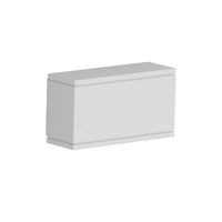 RUBIX Single LED Outdoor Wall Sconce Light 3000K in White - WS-W2509-WT