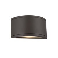 TUBE Double LED Outdoor Wall Sconce Light 3000K in Bronze - WS-W2610-BZ