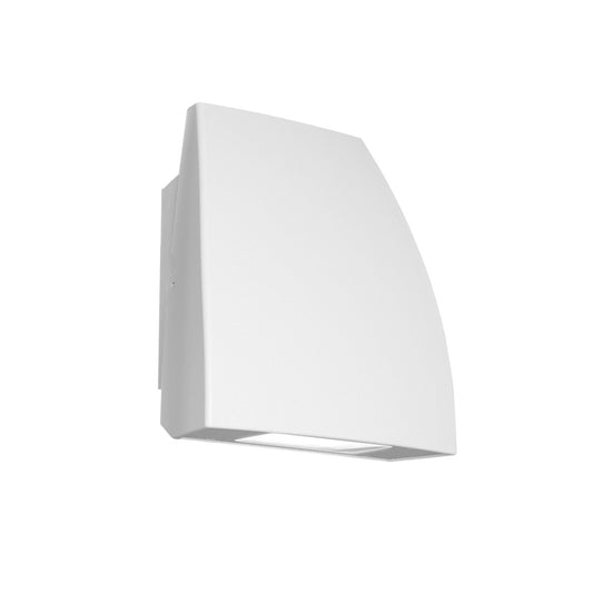 Endurance™ Fin LED Outdoor Wall Light 19W Warm White in Architectural White