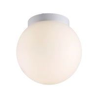 NIVEOUS 9in. LED Outdoor Flush Mount Light 3000K in White