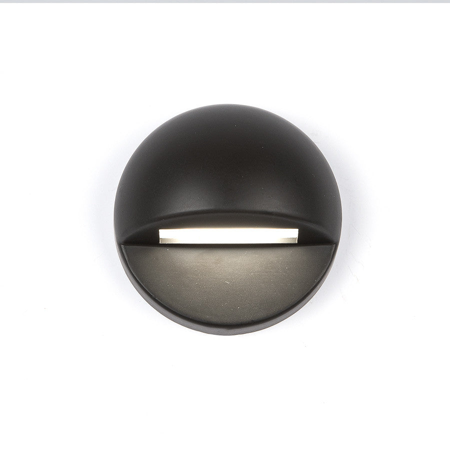 LED 12V Round Deck and Patio Light 3000K Soft White in Bronze
