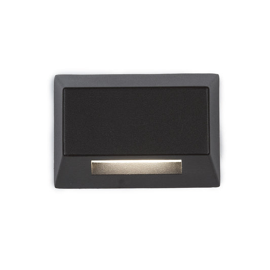 LED 12V Rectangle Deck and Patio Light 3000K Soft White in Bronze