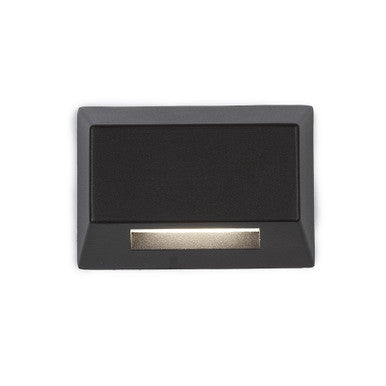 LED 12V Rectangle Deck and Patio Light 3000K Soft White in Bronze