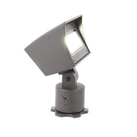 LED 120V Flood Light Adjustable Output 3000K Soft White in Bronze