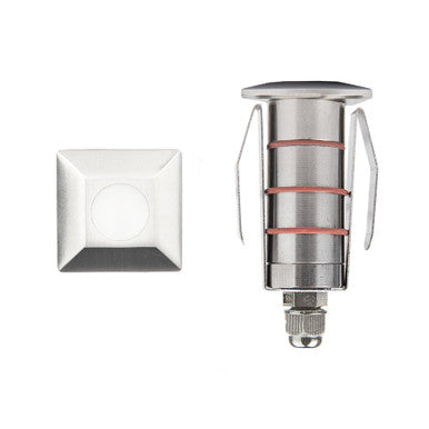 1in. Inground LED 12V Square Indicator Light in Stainless Steel - 1051-30SS