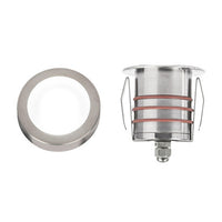 2in. Inground LED 12V Slim Round Indicator Light in Stainless Steel