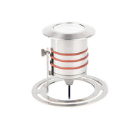 2in. LED 12V Inground Submersible Round Light in Stainless Steel