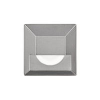 LED 12V Square Step and Wall Light in Stainless Steel - 2061-30SS