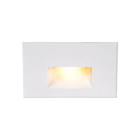 LEDme® 12V Horizontal Step and Wall Light Warm Amber in Stainless Steel