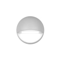LED 12V Round Deck and Patio Light 3000K Soft White in White