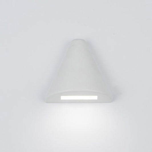 LED 12V Triangle Deck and Patio Light 2700K Warm White in White