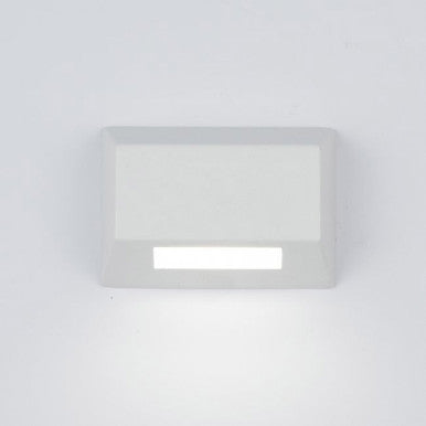LED 12V Rectangle Deck and Patio Light 3000K Soft White in White