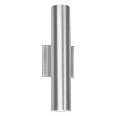 CALIBER 14in. LED Outdoor Wall Sconce Light 3000K in Brushed Aluminum