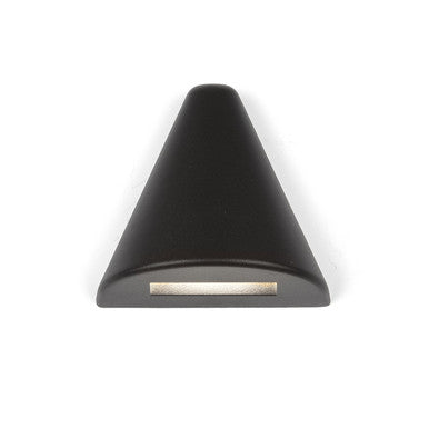 LED 12V Triangle Deck and Patio Light 2700K Warm White in Black