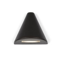 LED 12V Triangle Deck and Patio Light 2700K Warm White in Black