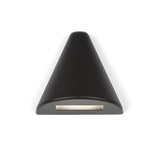 LED 12V Triangle Deck and Patio Light 3000K Soft White in Black