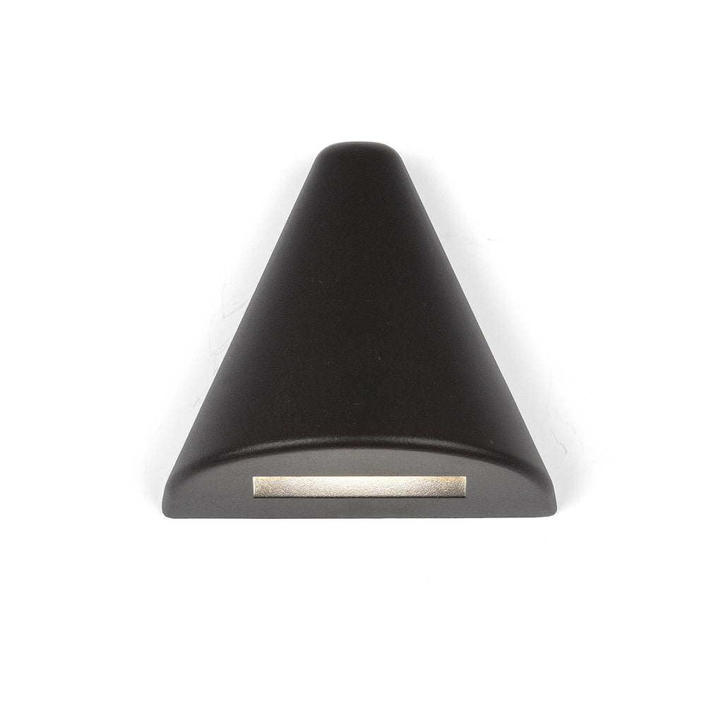 LED 12V Triangle Deck and Patio Light 3000K Soft White in Black
