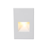 LEDme® 12V Vertical Step and Wall Light Warm Amber Soft White in White