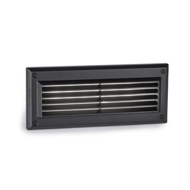 Endurance™ Louvered LED Brick Light in Architectural Black