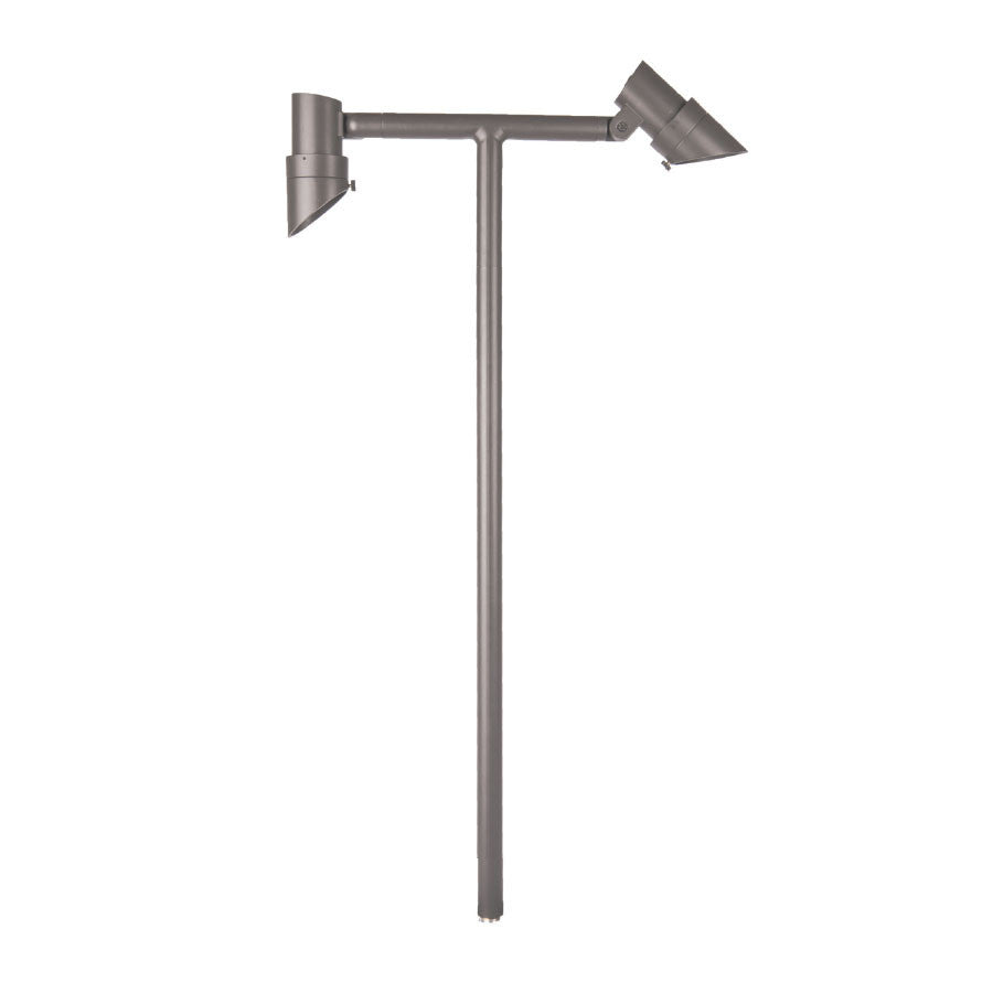 Mini Accent LED 12V Double Path Light 2700K in Bronze