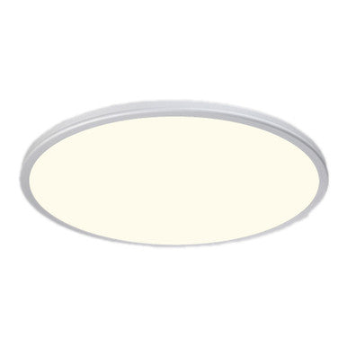 GEOS 22in. LED Flush Mount Light 2700K in Titanium