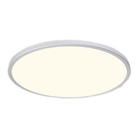 GEOS 22in. LED Flush Mount Light 2700K in Titanium
