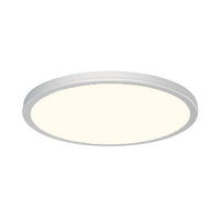 GEOS 15in. LED Flush Mount Light 2700K in Titanium