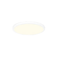 GEOS 15in. LED Flush Mount Light 2700K in White