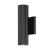 CALIBER 10in. LED Outdoor Wall Sconce Light 3000K in Black