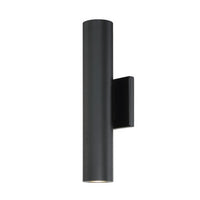 CALIBER 14in. LED Outdoor Wall Sconce Light 3000K in Black