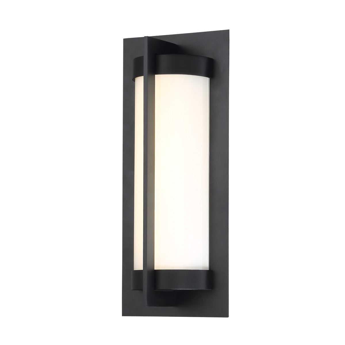 OBERON 14in. LED Outdoor Wall Sconce Light 3000K in Black