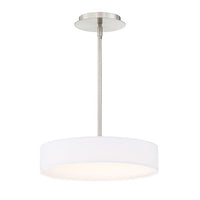 MANHATTAN 14in. LED Pendant Light 2700K in Brushed Nickel