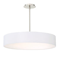 MANHATTAN 26in. LED Pendant Light 2700K in Brushed Nickel