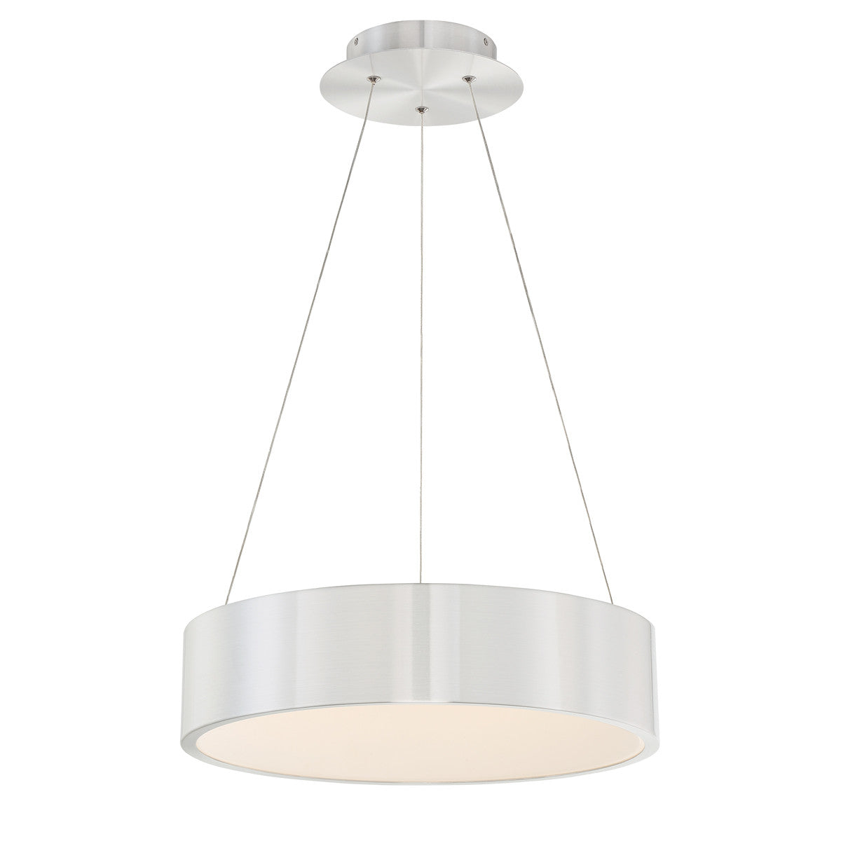 CORSO 18in. LED Pendant Light 3000K in Brushed Aluminum