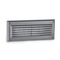 Endurance™ Louvered LED Brick Light in Architectural Graphite