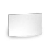 LED Low Voltage Horizontal Scoop Step and Wall Light 3000K in White