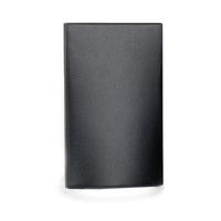LED Low Voltage Vertical Scoop Step and Wall Light 2700K in Black