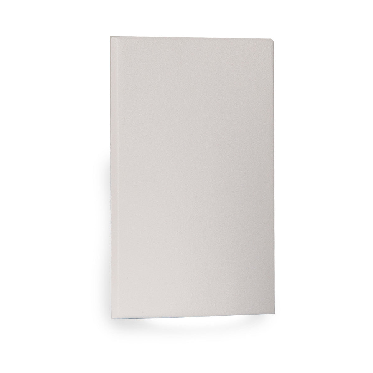 LED Low Voltage Vertical Scoop Step and Wall Light Amber in White