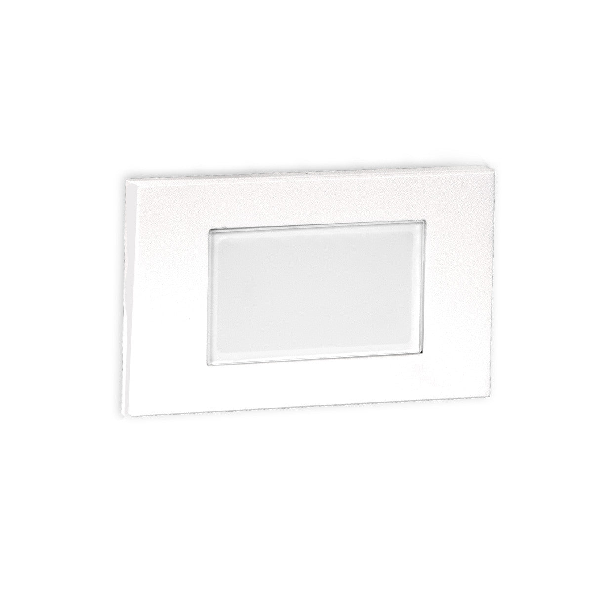 LED Low Voltage Diffused Step and Wall Light Amber in White