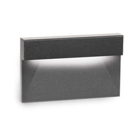LED Low Voltage Horizontal LED Low Voltage Step and Wall Light 2700K in Black