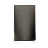 LED Vertical Scoop Step and Wall Light 120V Amber in Bronze