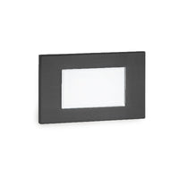 LED Diffused Step and Wall Light 120V 3000K in Black