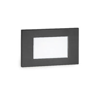 LED Diffused Step and Wall Light 120V 3000K in Black
