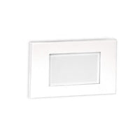 LED Diffused Step and Wall Light 120V 3000K in White
