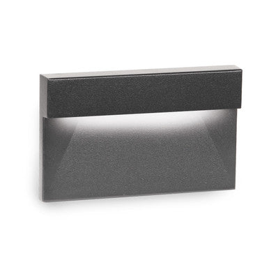 LED Horizontal Ledge Step and Wall Light 120V 3000K in Black