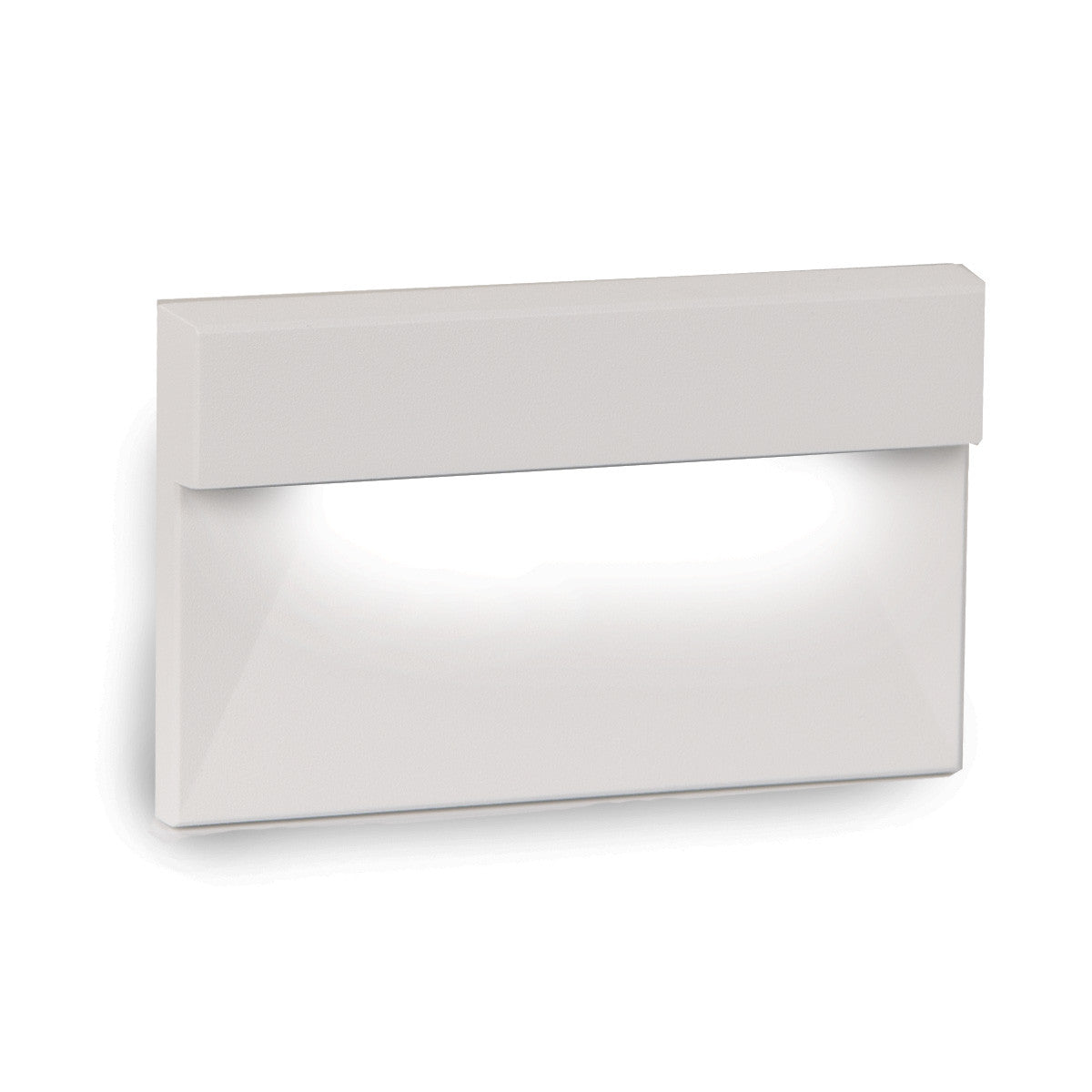 LED Horizontal Ledge Step and Wall Light 120V 3000K in White