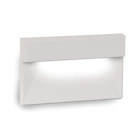 LED Horizontal Ledge Step and Wall Light 120V 3000K in White